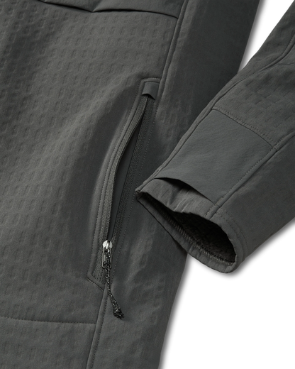 Blockfield Fleece Hoodie | Gunmetal