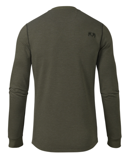 Canyon Waffle Henley | Ash Heather