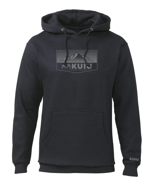 KUIU Ultralight Mountain Logo Hoodie | Navy