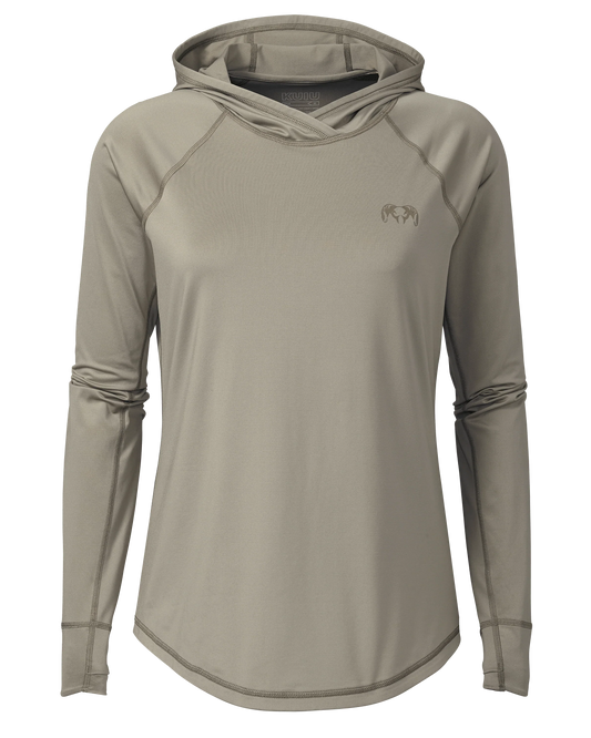 Women's Gila LS Hoodie | Bone