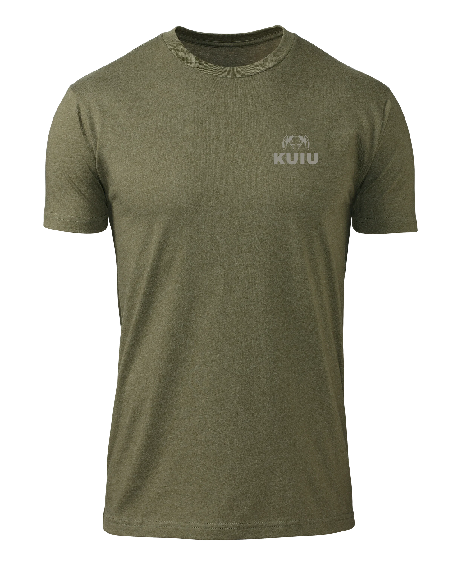 KUIU Vertical Flag Logo T-Shirt | Military Green