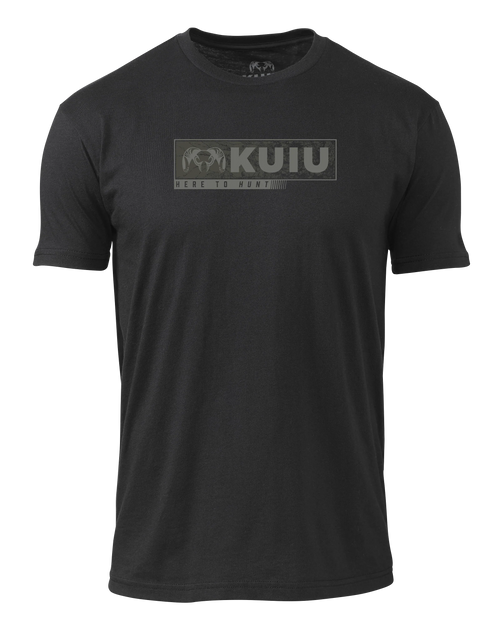 KUIU Here to Hunt Gritstone T-Shirt | Black
