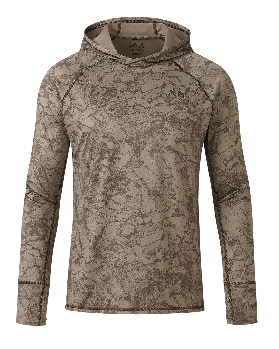Gila LS Hoodie Gritstone | Silt Gritstone