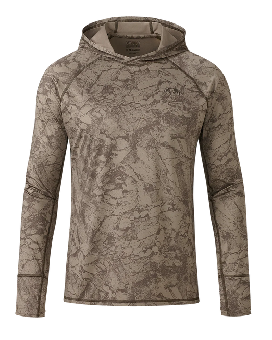 Gila LS Hoodie Gritstone | Silt Gritstone