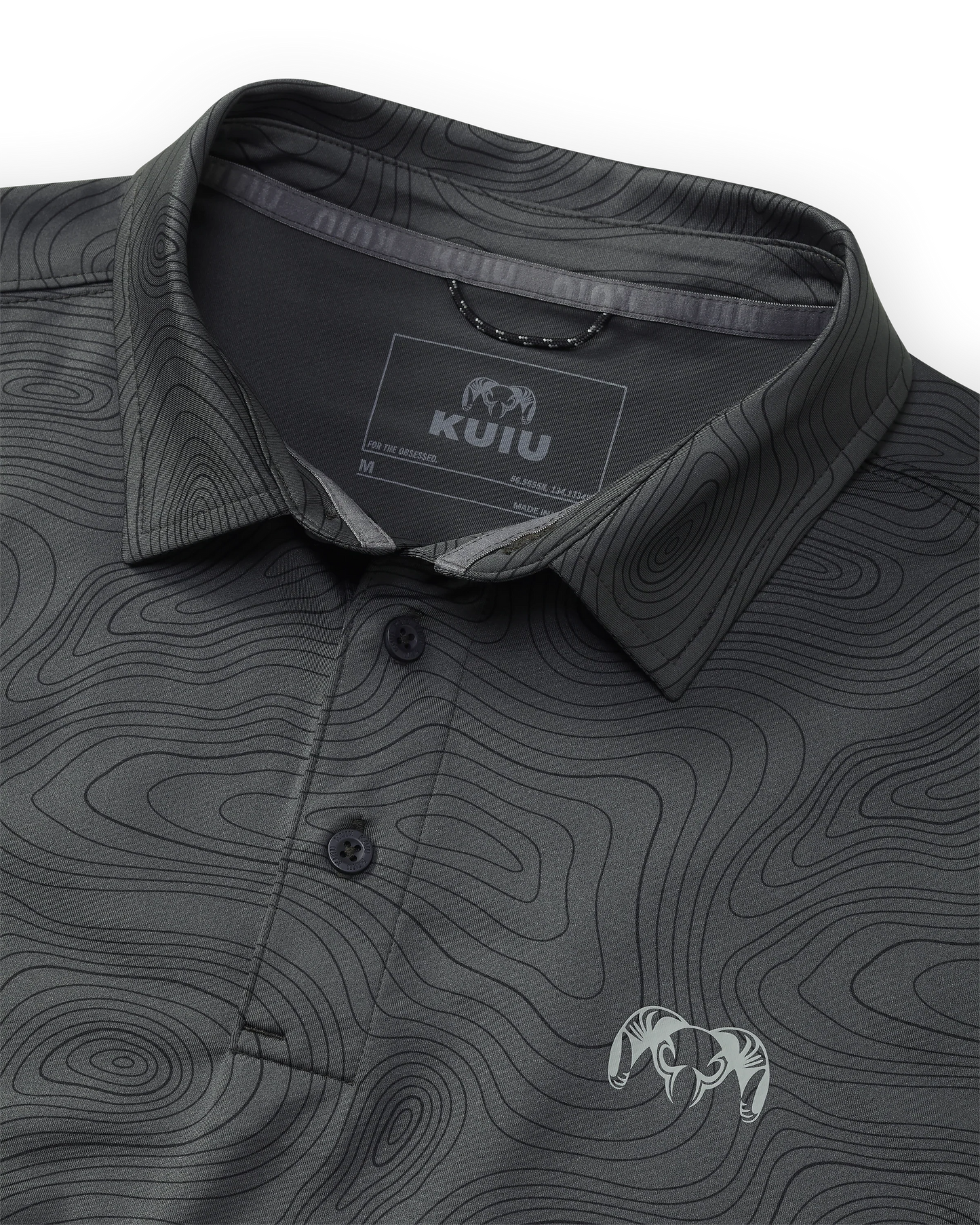 KUIU Performance Polo Topo | Gunmetal Topo