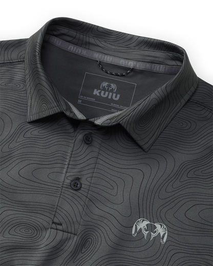 KUIU Performance Polo Topo | Gunmetal Topo