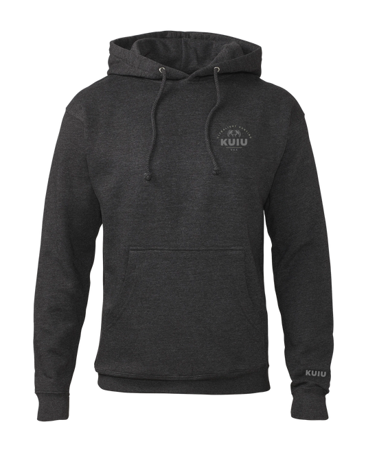 KUIU Stacked Chest Logo Hoodie | Charcoal