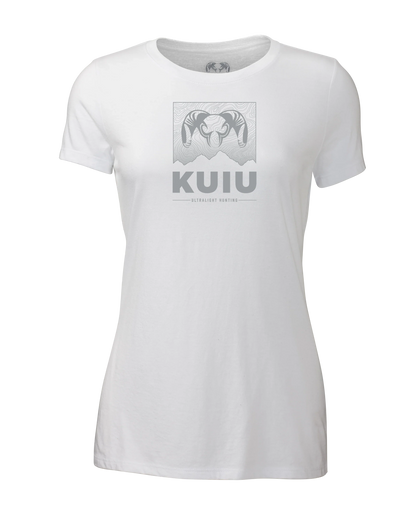 Women's Topo Mountain T-Shirt | White