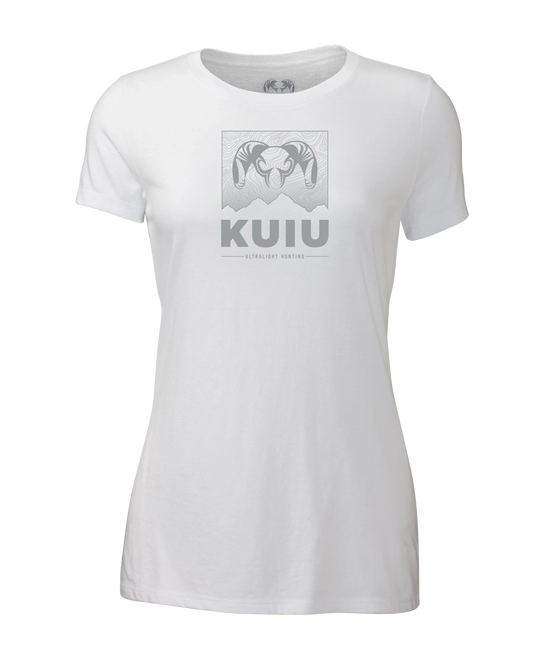 Women's Topo Mountain T-Shirt | White