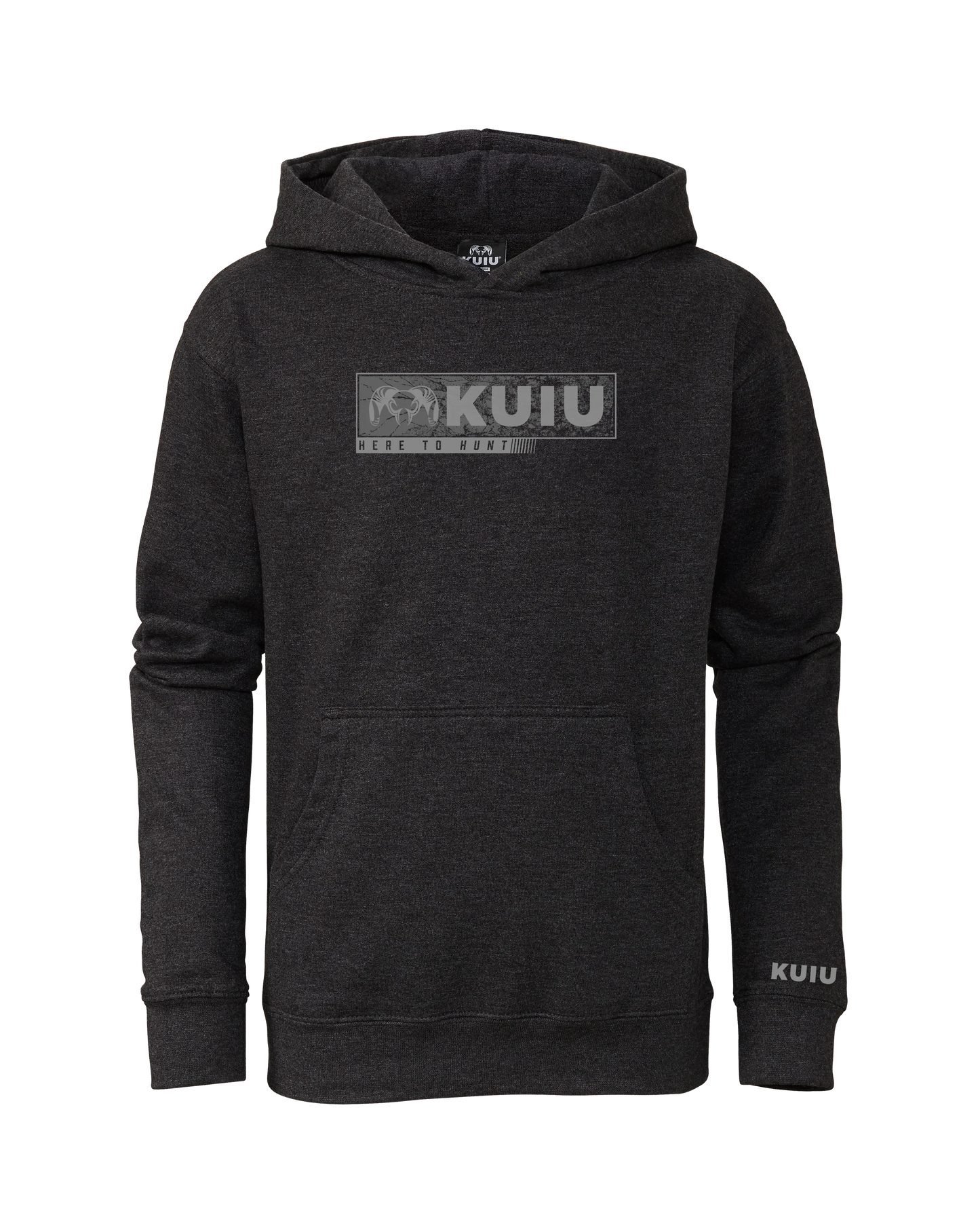 Youth Here to Hunt Gritstone Hoodie | Charcoal