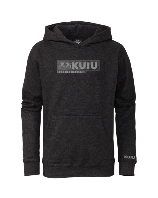 Youth Here to Hunt Gritstone Hoodie | Charcoal