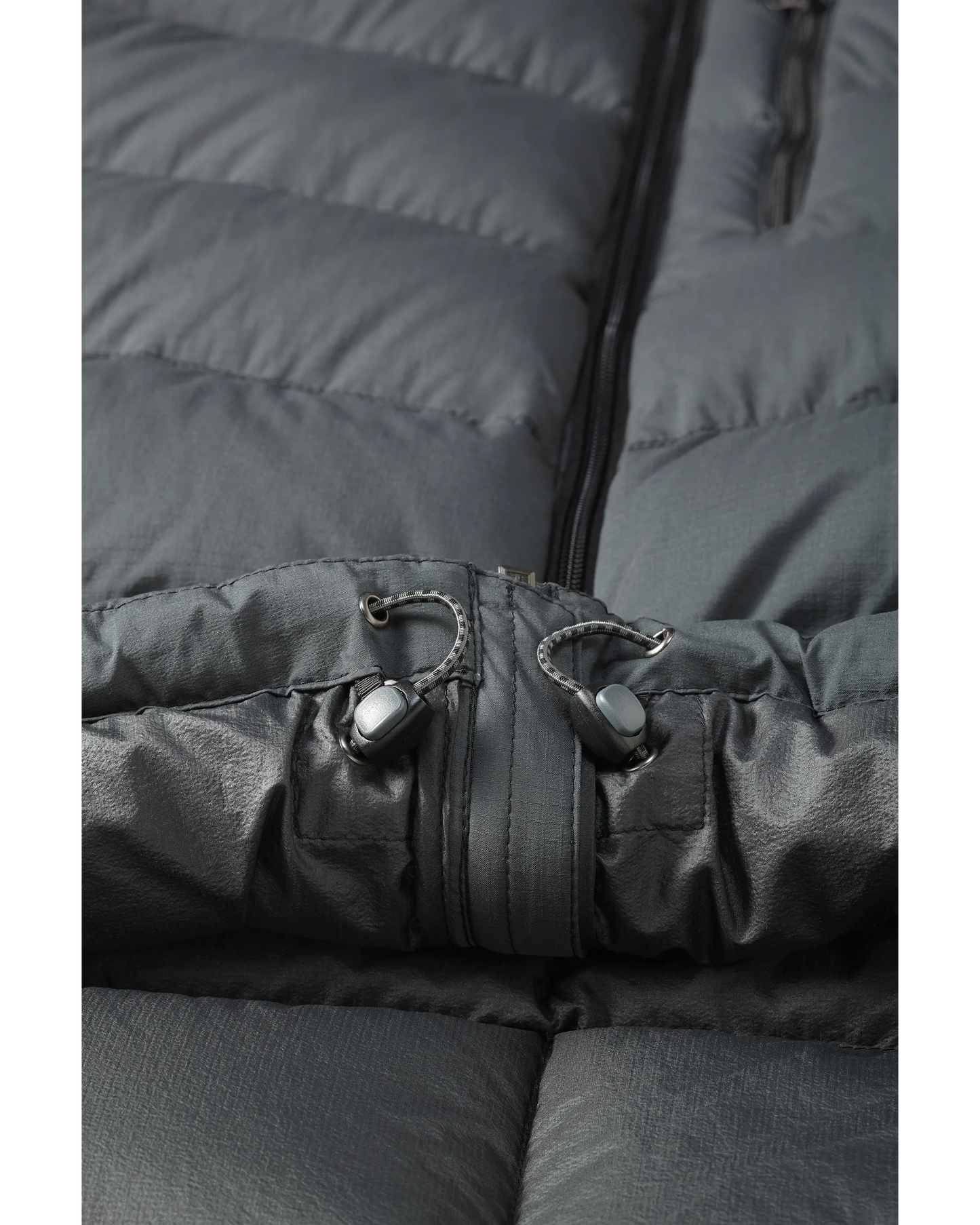 Super Down PRO Hooded Jacket | Gunmetal