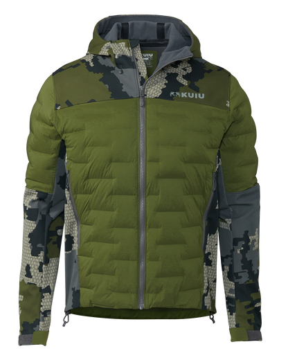 Axis Thermal Hybrid Hooded Jacket | Verde