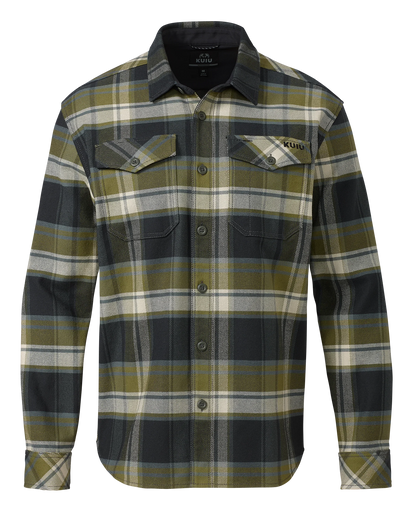 Flannel Heavyweight Shirt | Verde Check Plaid