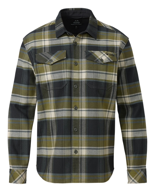 Flannel Heavyweight Shirt | Verde Check Plaid