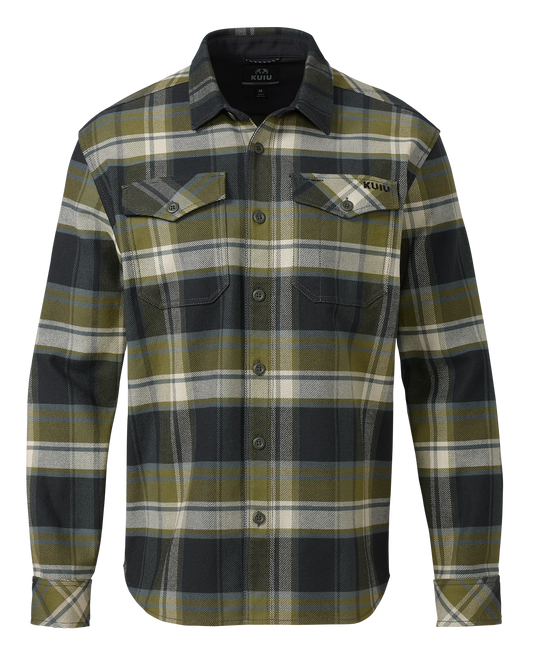 Flannel Heavyweight Shirt | Verde Check Plaid
