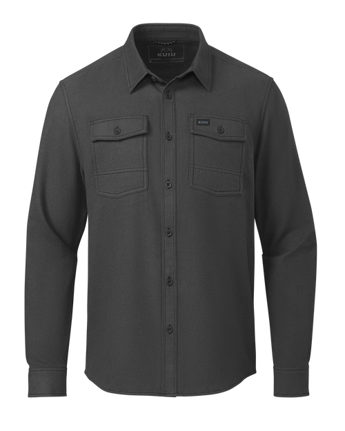 Field Flannel Shirt | Asphalt
