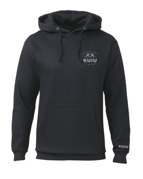 KUIU Ultralight Chest Logo Hoodie | Navy