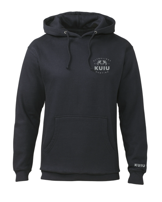 KUIU Ultralight Chest Logo Hoodie | Navy