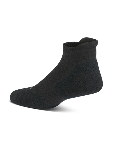 Merino 200N Lightweight Ankle Sock | Black