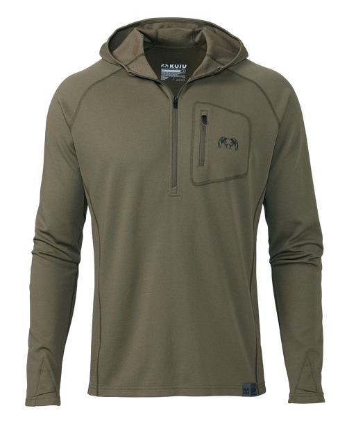 PRO Merino 200 Zip-T Hoodie | Ash