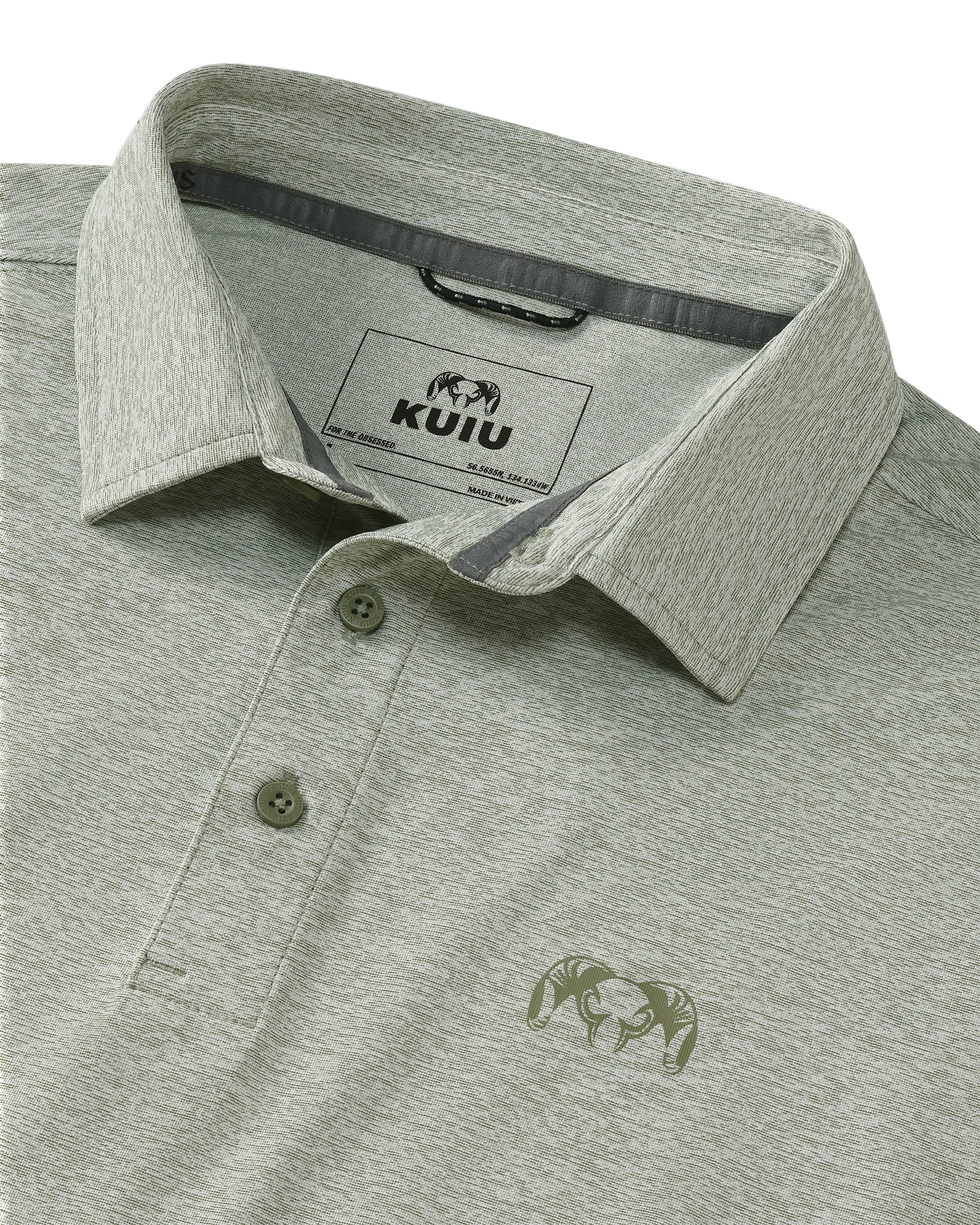 KUIU Performance Polo | Heather Buckbrush