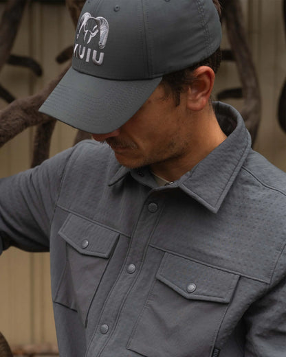 Blockfield Fleece Shirt Jacket | Gunmetal