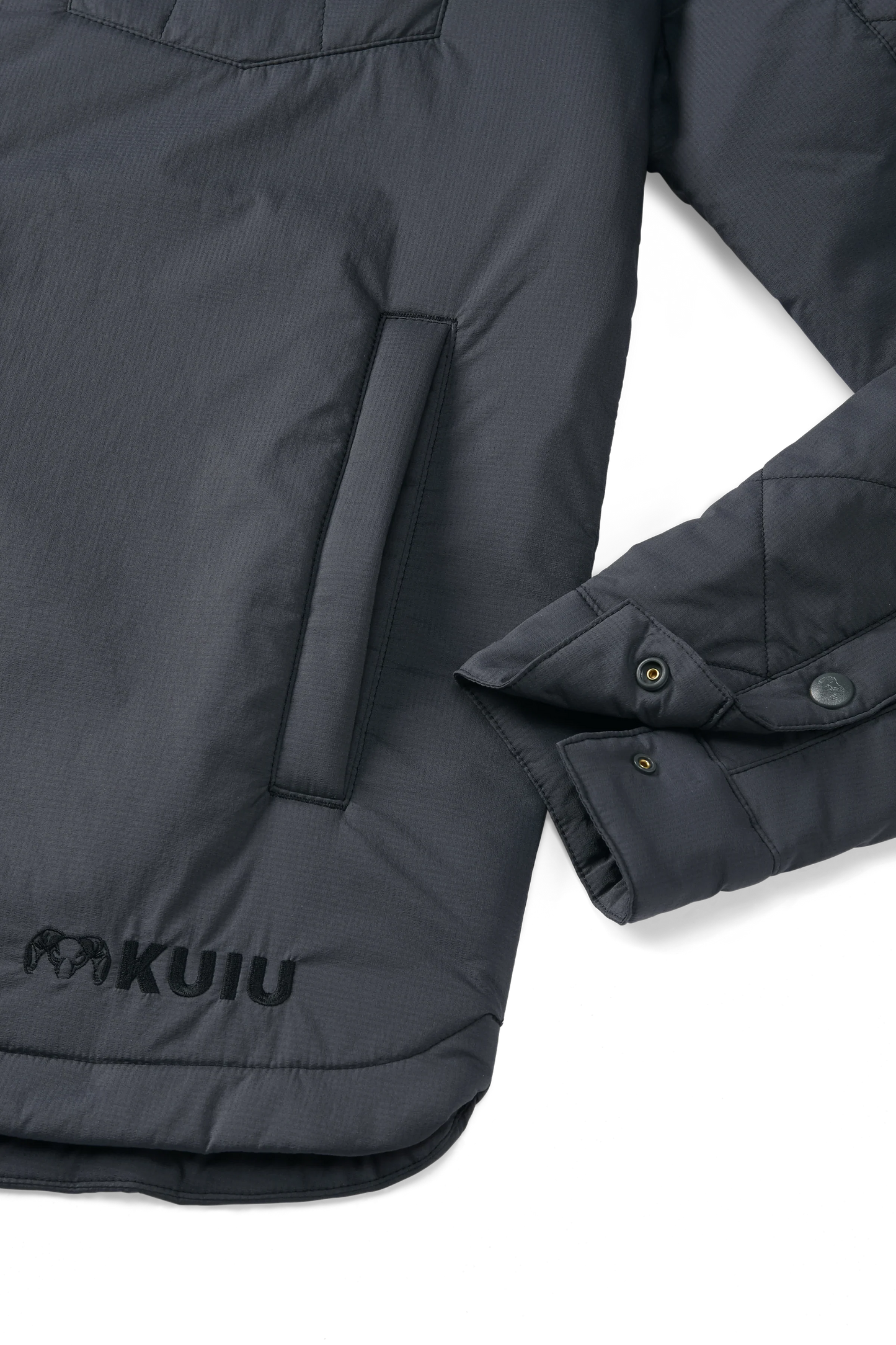Base Camp Insulated Snap Shirt | Gunmetal