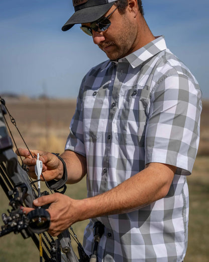 Borrego SS Shirt | Battleship Plaid