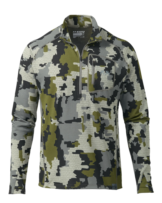 PRO Merino 200 Zip-T | Verde