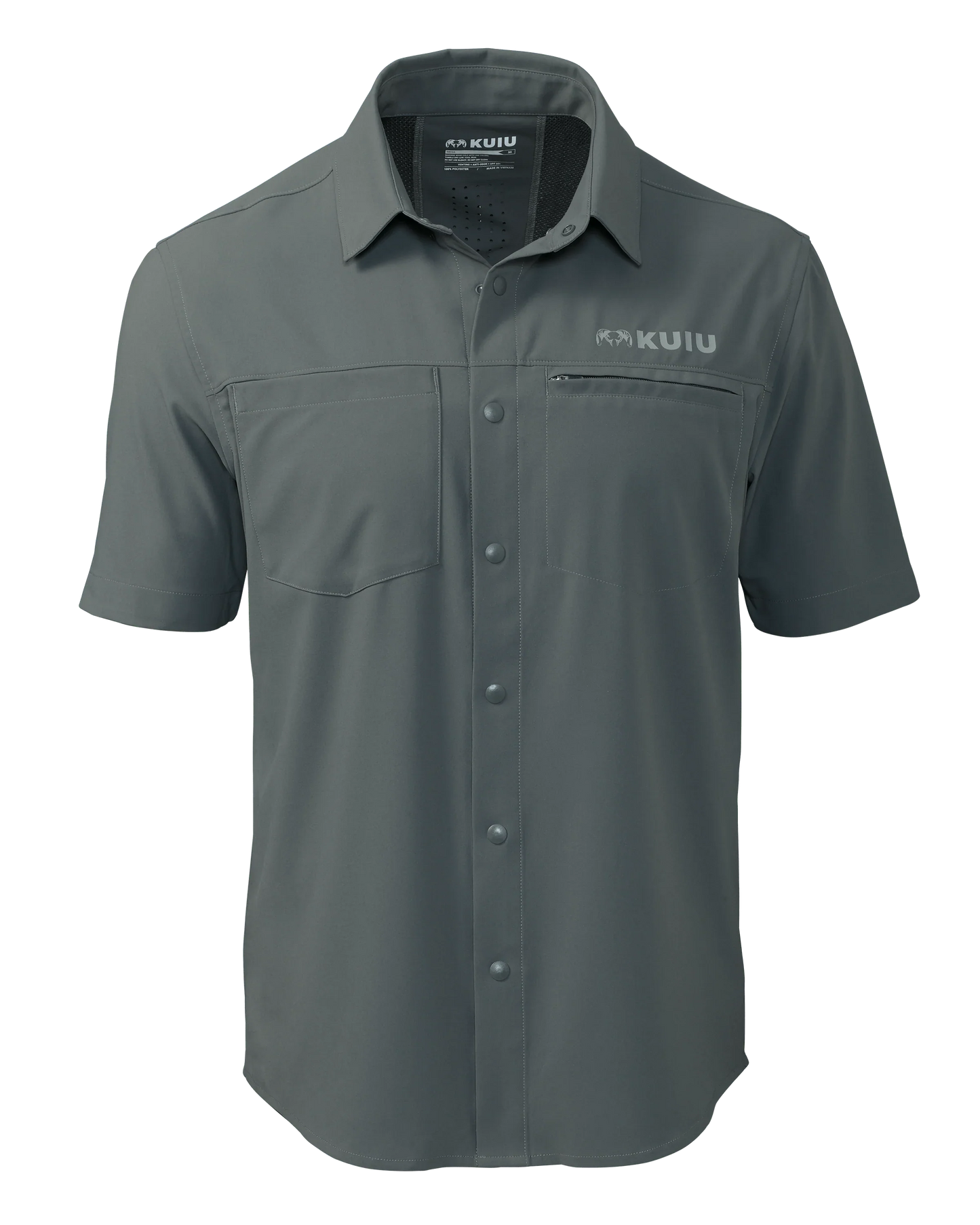 Mesa Vented SS Snap Shirt | Stone