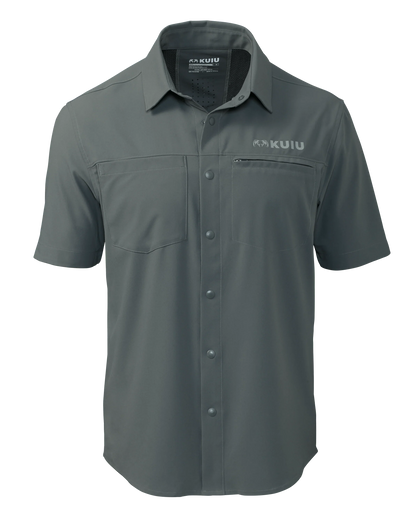 Mesa Vented SS Snap Shirt | Stone