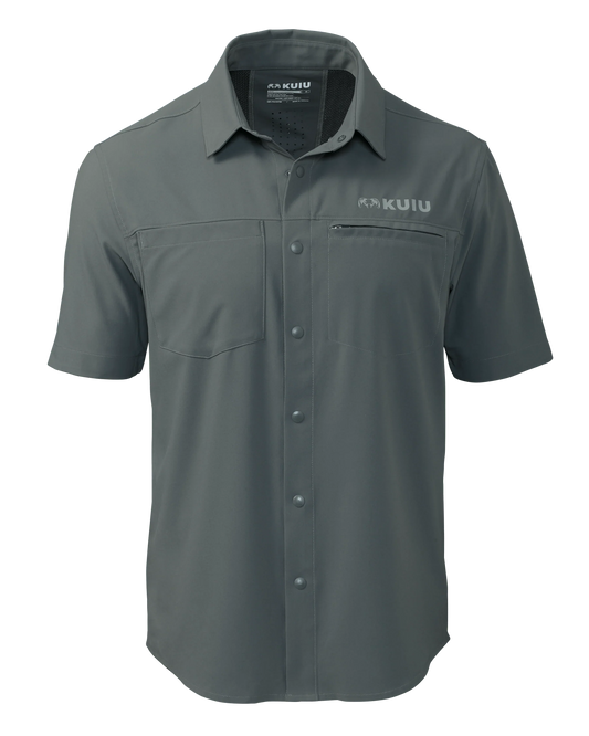 Mesa Vented SS Snap Shirt | Stone