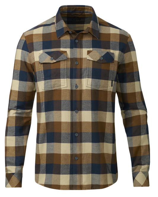 Field Flannel Shirt | Saddle Trio