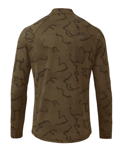 Ridgepoint Fleece Henley | Coyote Brown Tonal
