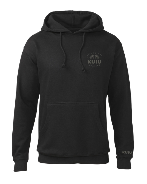KUIU Ultralight Chest Logo Hoodie | Black