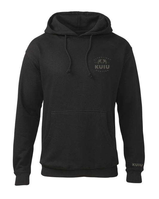 KUIU Ultralight Chest Logo Hoodie | Black