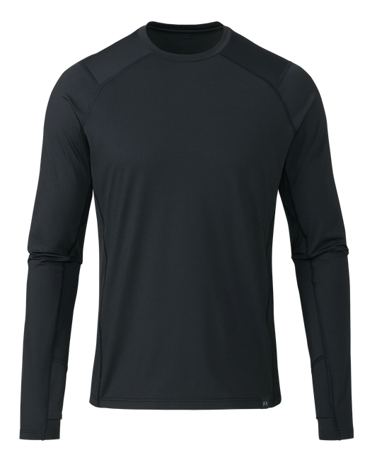 Vital S2 Long Sleeve Crew | Black