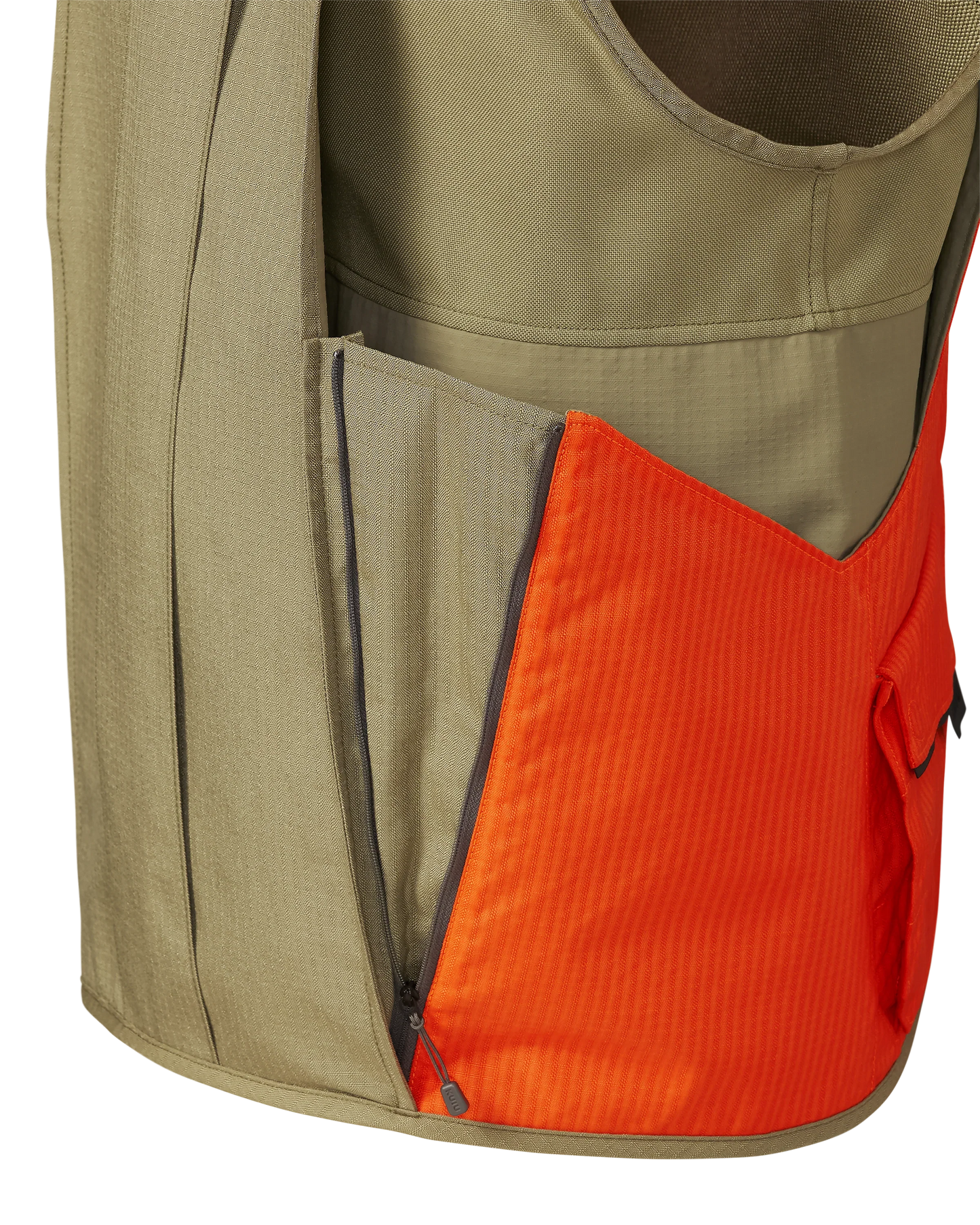 Core Upland Vest | Khaki/Blaze Orange