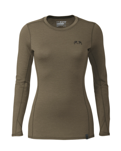 Women's ULTRA Merino 145 LS Crew | Ash