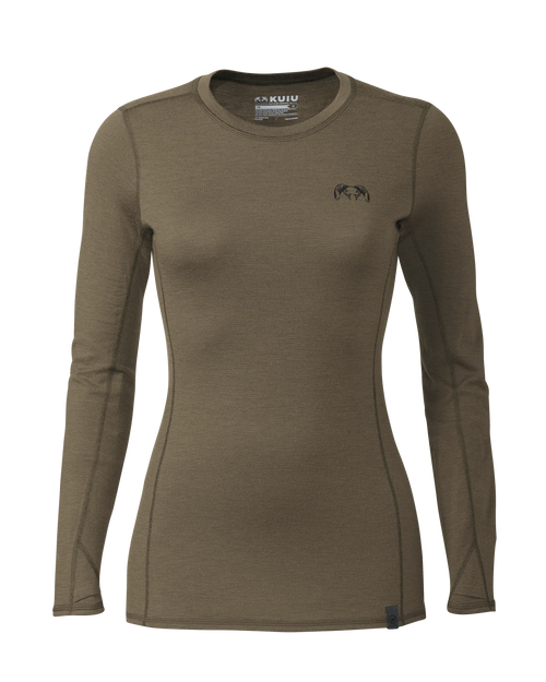 Women's ULTRA Merino 145 LS Crew | Ash