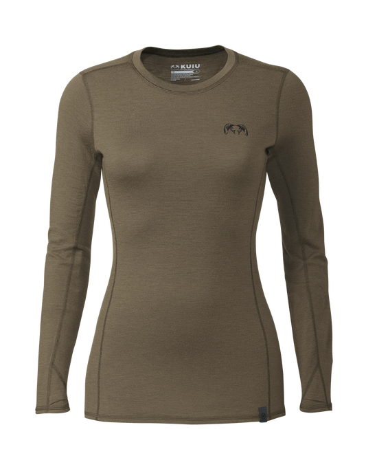 Women's ULTRA Merino 145 LS Crew | Ash