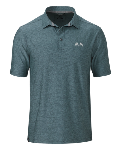 KUIU Performance Polo | Heather Slate