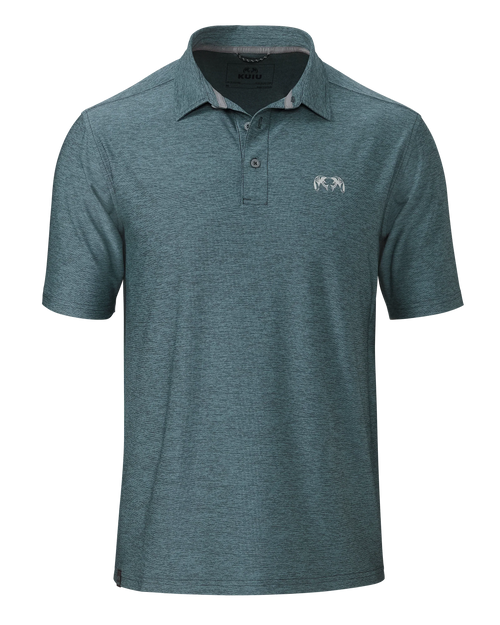 KUIU Performance Polo | Heather Slate