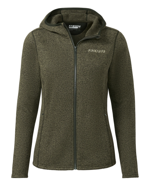Women's Base Camp Hooded Sweater | Olive Heather