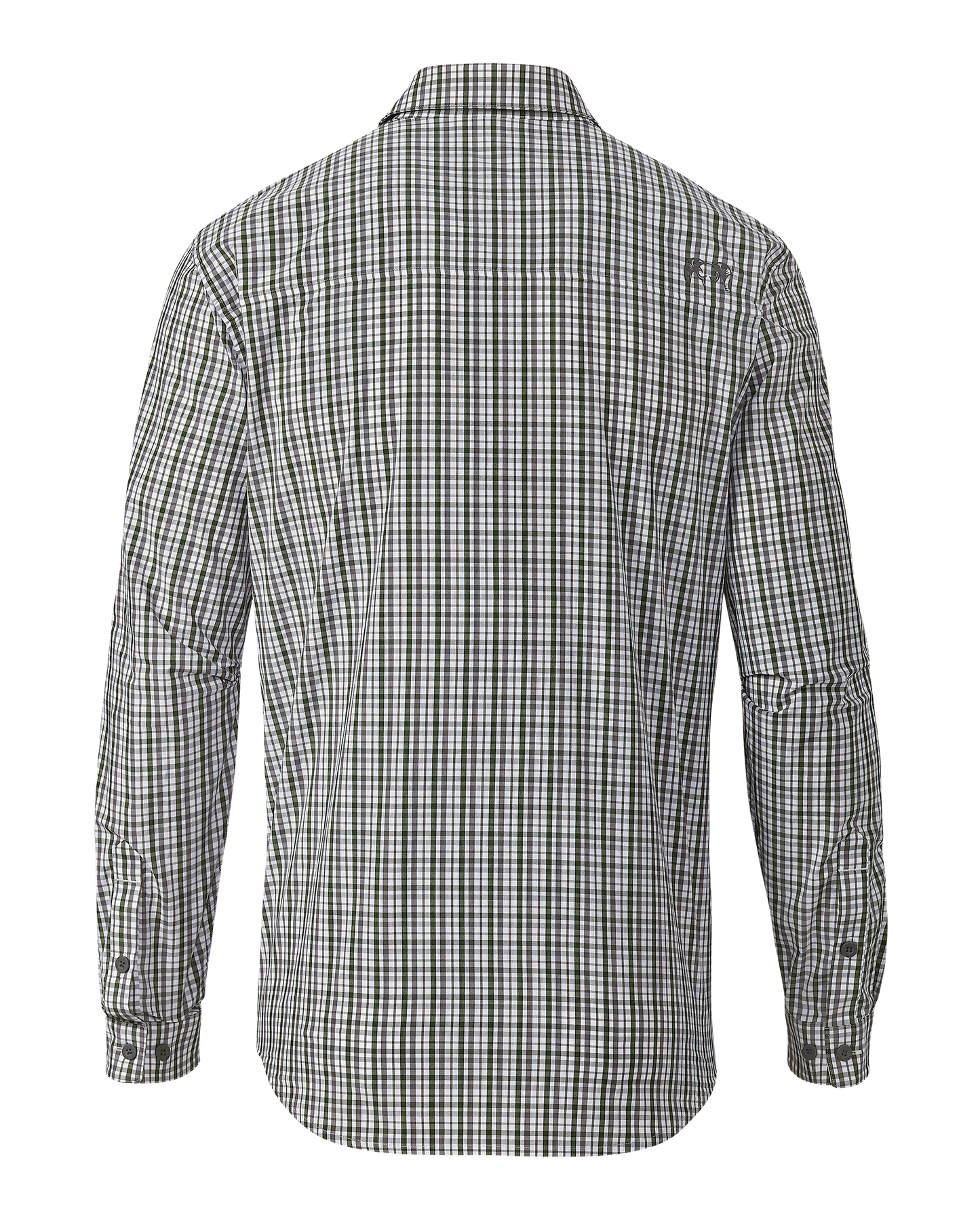 Borrego LS Shirt | Mini Cross Check Verde Plaid