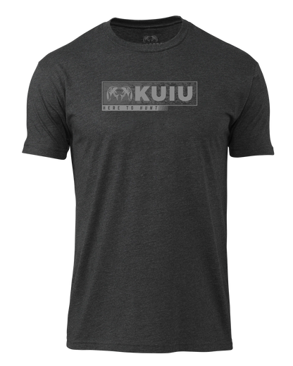 KUIU Here to Hunt Gritstone T-Shirt | Charcoal