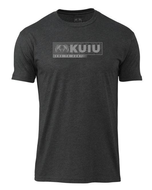 KUIU Here to Hunt Gritstone T-Shirt | Charcoal