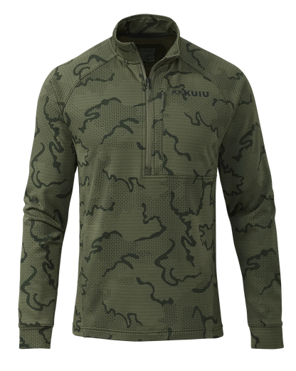 Ridgepoint Fleece Zip-T | Olive Tonal