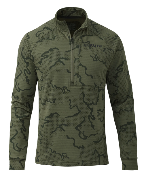 Ridgepoint Fleece Zip-T | Olive Tonal